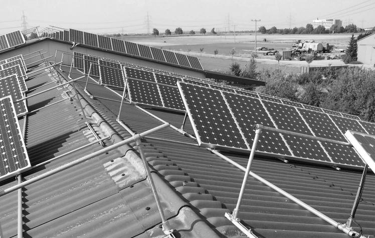 Rohrverbinder Rohrschellen Photovoltaikgerüst