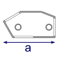 Gelander-T-Stück V03s Guß