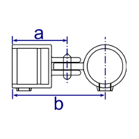 V44_Ring-Hülsen_Kombination_gelenkig,Rohrverbinder,Tubeclips,Pipe-Clamps