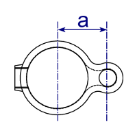 V60_Scharnier-Gelenkauge,Gussverbinder,tubehinge_adaptor,Torgelenk,Rohrgelenk