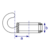 V64_Hakenhülse,Hakenklemme,Gußßrohr-Haken,Gussverbinderhaken