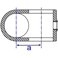 V66_Kreuklemme,Kreuzklemmbügel,Kreuzverbinder;Schellenbüger